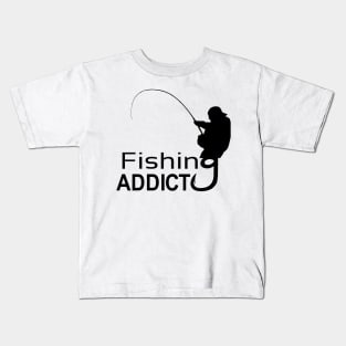 fishing addiction for fisherman Kids T-Shirt